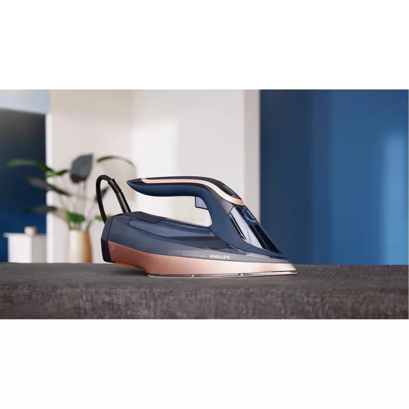 Garinis lygintuvas Philips Azur 8000 Series DST8050/20 — 3000 W, 0,35 l, SteamGlide Elite padas, 85 g/min pastovus, 260 g/min garų srautas