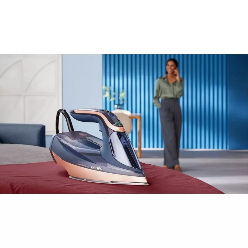 Garinis lygintuvas Philips Azur 8000 Series DST8050/20 — 3000 W, 0,35 l, SteamGlide Elite padas, 85 g/min pastovus, 260 g/min garų srautas