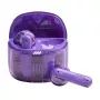 JBL Tune Flex Ghost Edition Ausinės Tikras belaidis stereo (TWS) Į ausį Skambučiai/Muzika Bluetooth Violetinė, permatoma