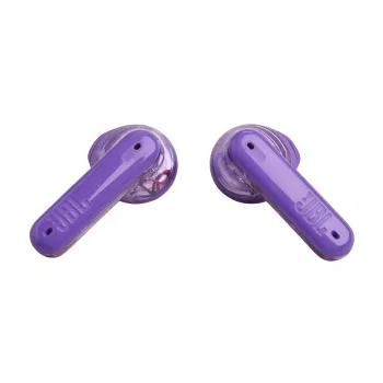 JBL Tune Flex Ghost Edition Ausinės Tikras belaidis stereo (TWS) Į ausį Skambučiai/Muzika Bluetooth Violetinė, permatoma