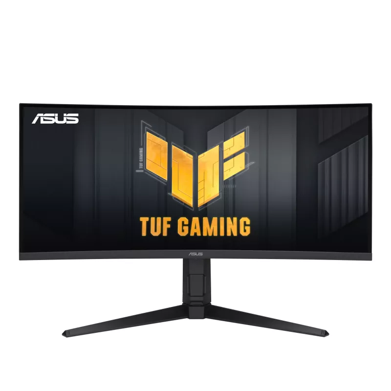 Monitorius ASUS TUF Gaming VG34VQEL1A 34 colių lenktas LED 3440 x 1440 100 Hz VA 1 ms FreeSync HDR10 USB stotelė