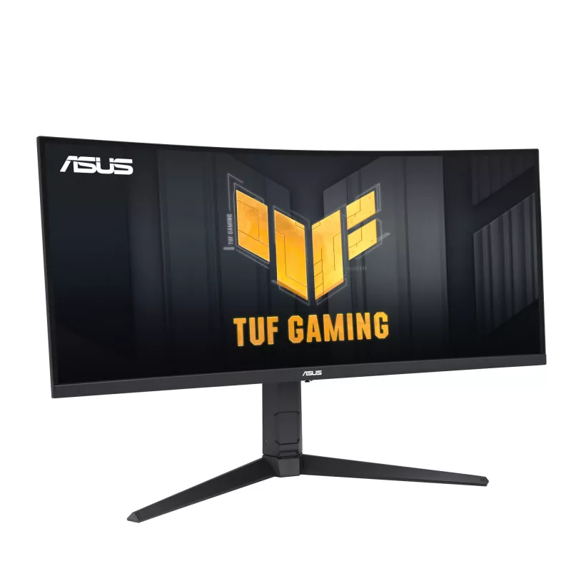Monitorius ASUS TUF Gaming VG34VQEL1A 34 colių lenktas LED 3440 x 1440 100 Hz VA 1 ms FreeSync HDR10 USB stotelė