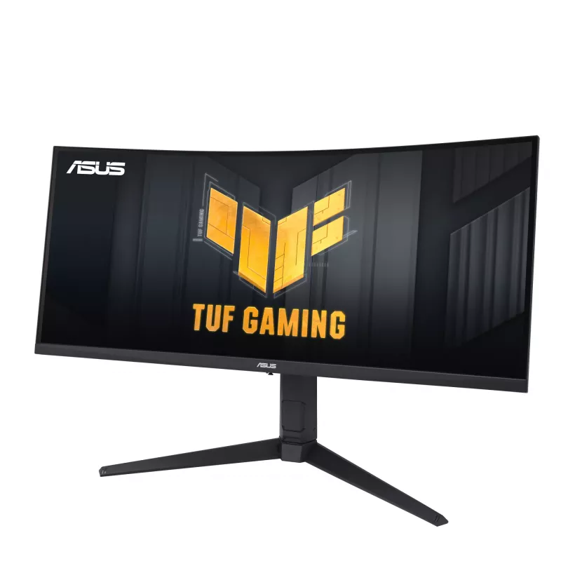 Monitorius ASUS TUF Gaming VG34VQEL1A 34 colių lenktas LED 3440 x 1440 100 Hz VA 1 ms FreeSync HDR10 USB stotelė