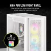 PC Case Corsair iCUE 5000D RGB Airflow Midi Tower White