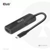 CLUB3D USB Gen2 Type-C į HDMI™ 8K60Hz arba 4K120Hz HDR10+ su DSC1.2 ir Power Delivery 3.0 aktyvus adapteris M/F