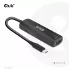 CLUB3D USB Gen2 Type-C į HDMI™ 8K60Hz arba 4K120Hz HDR10+ su DSC1.2 ir Power Delivery 3.0 aktyvus adapteris M/F