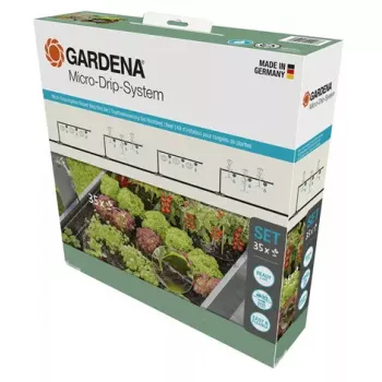 Lašelinė laistymo sistema Gardena 13455-20 Žarnos ilgis 15 m Juoda Žalia