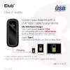 CLUB3D kelioninis įkroviklis 100 W GaN technologija, USB-IF TID sertifikuotas, vienas USB Type-C prievadas, palaiko Power Delivery (PD) 3.0
