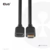 CLUB3D Ultra High Speed HDMI ilginimo kabelis 4K120Hz 8K60Hz 48Gbps M/F 1 m / 3,28 pėdos 30AWG