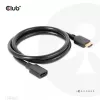 CLUB3D Ultra High Speed HDMI ilginimo kabelis 4K120Hz 8K60Hz 48Gbps M/F 1 m / 3,28 pėdos 30AWG