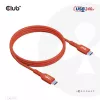 CLUB3D USB2 Type-C dvikryptis USB-IF sertifikuotas kabelis duomenims 480Mb, PD 240W(48V/5A) EPR M/M 1m / 3.23 ft