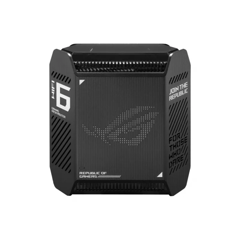 ASUS ROG Rapture GT6 AX10000 AiMesh 1 paketas Triju juostų (2,4 GHz / 5 GHz / 5 GHz) Wi-Fi 6 (802.11ax) Juoda 4 vidinės