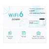 Tinklo maršrutizatorius TP-Link AX3000 Dviejų juostų 2.4 GHz 5 GHz Wi-Fi 6