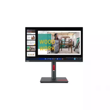 Lenovo ThinkVision P24q-30 kompiuterio monitorius 60,5 cm (23,8 colio) 2560 x 1440 pikselių Quad HD LED juodas