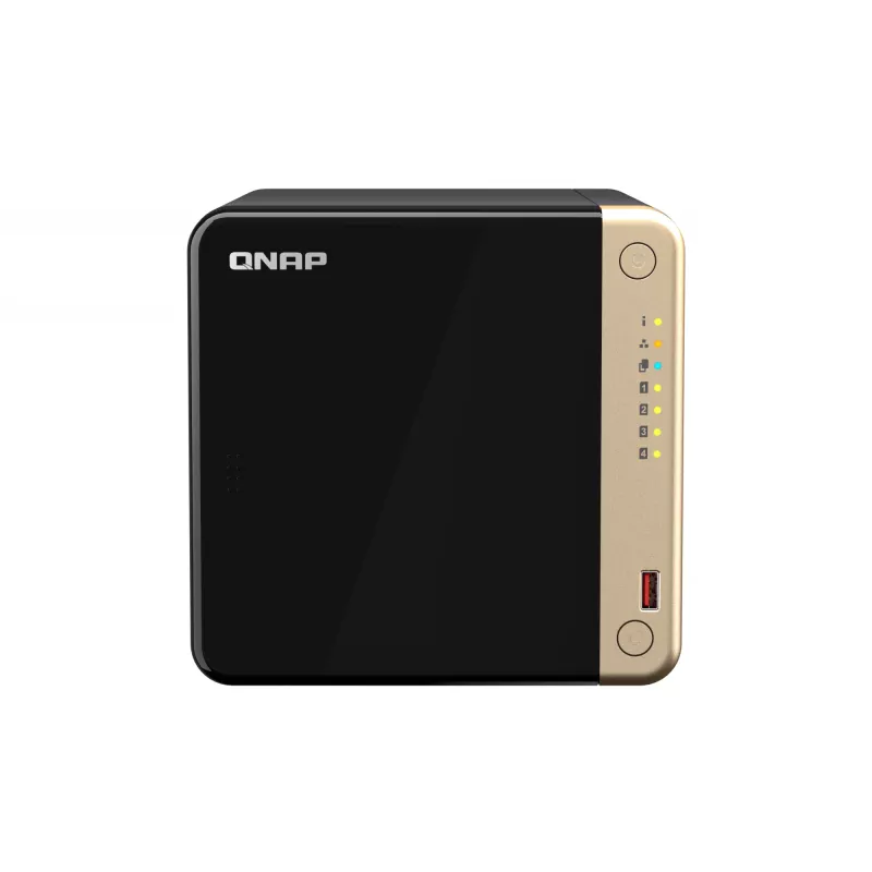 QNAP TS-464 NAS bokštinis Intel® Celeron® N5095 8 GB DDR4 0 TB QNAP QTS juodos spalvos