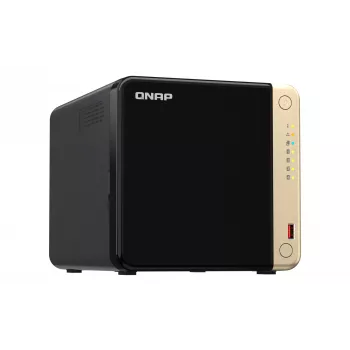 QNAP TS-464 NAS bokštinis Intel® Celeron® N5095 8 GB DDR4 0 TB QNAP QTS juodos spalvos