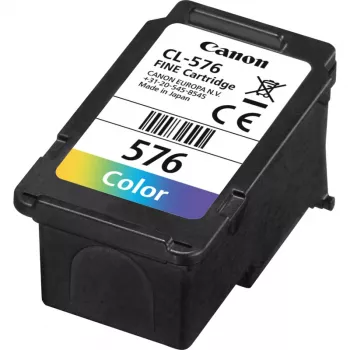 Canon CL-576 rašalo kasetė 1 vnt. Originali standartinės išeigos žalsvai mėlyna, purpurinė, geltona