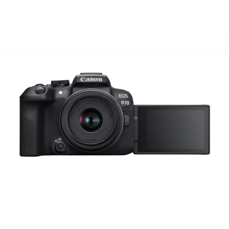 Canon EOS R10 + RF-S 18-45mm F4.5-6.3 IS STM MILC 24,2 MP 6000 x 4000 pikselių juoda
