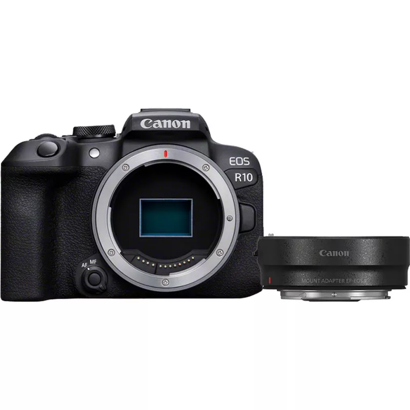 Canon EOS R10 + RF-S 18-45mm F4.5-6.3 IS STM MILC 24,2 MP 6000 x 4000 pikselių juoda