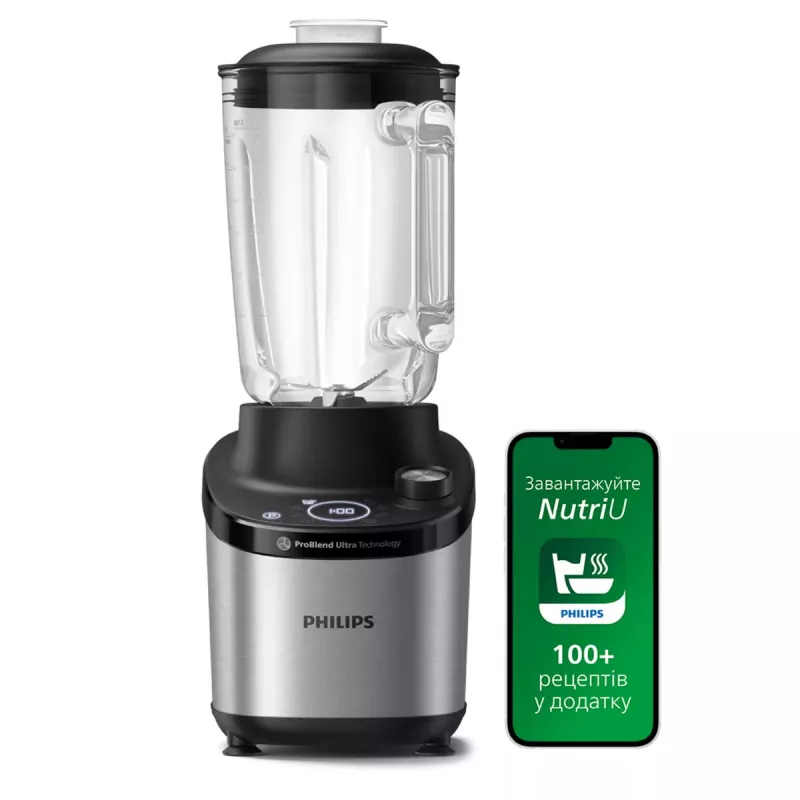 Stalo blenderis Philips 7000 serijos HR3760/00 juodas metalinis
