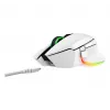 Žaidimų pelė Razer Basilisk V3 Pro — dešinei rankai, optinė 30 000 DPI, RF belaidis/Bluetooth/USB-C, balta