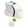 Žaidimų pelė Razer Basilisk V3 Pro — dešinei rankai, optinė 30 000 DPI, RF belaidis/Bluetooth/USB-C, balta