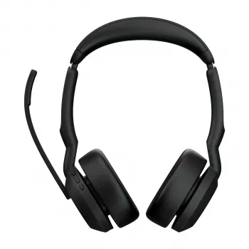 Jabra Evolve2 55 - Link380a MS Stereo, belaidis, biuro/skambučių centro, 20 - 20000 Hz, 130 g, ausinės, juodos