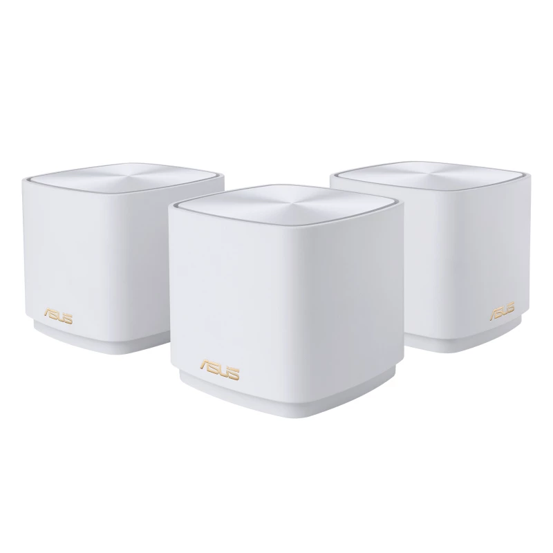 ASUS ZenWiFi XD4 Plus AX1800 3 vnt. komplektas Baltas Dviejų juostų (2,4 GHz / 5 GHz) Wi-Fi 6 (802.11ax) 2 vidinės antenos