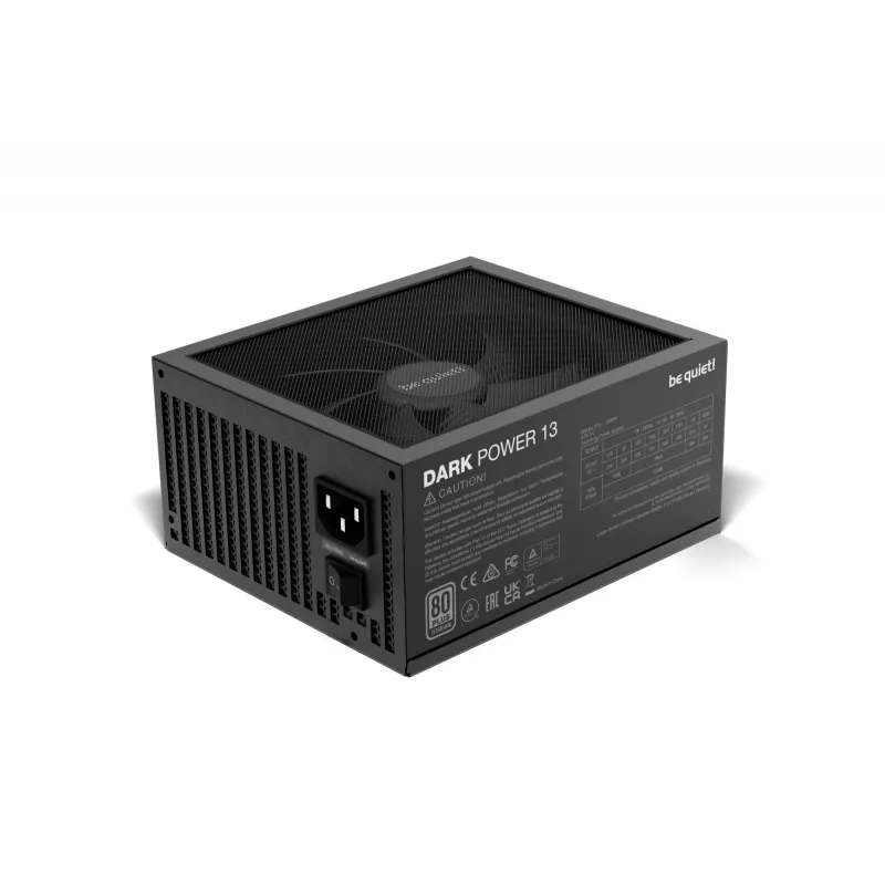 be quiet! Dark Power 13 maitinimo blokas 1000 W 20+4 kontaktų ATX ATX juodos spalvos
