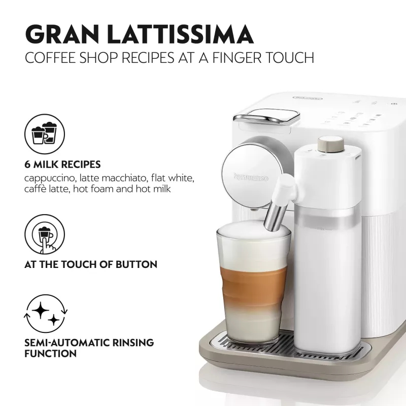 De’Longhi Lattissima One Nespresso Gran Lattissima kavos aparatas, Delonghi, tamsus