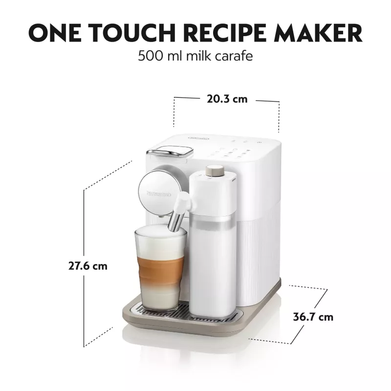 De’Longhi Lattissima One Nespresso Gran Lattissima kavos aparatas, Delonghi, tamsus