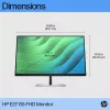 HP E27 G5 FHD Monitorius, 68,6 cm (27 colių), 1920 x 1080 pikselių, Full HD, LCD, 5 ms, Juoda
