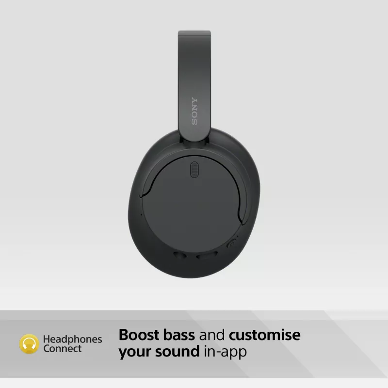 Sony WH-CH720 ausinės laidinės ir belaidės, ant galvos, skambučiams/muzikai, USB Type-C, Bluetooth, juodos