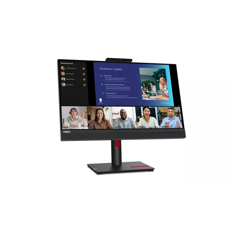 Lenovo ThinkVision T24v-30 kompiuterio monitorius 60,5 cm (23,8 col.) 1920 x 1080 pikseliai Full HD LED juodas