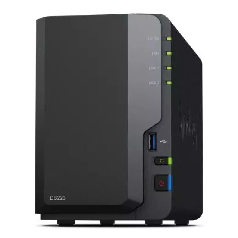 NAS Synology DiskStation DS223 Stalinė Realtek RTD1619B 2 GB DDR4