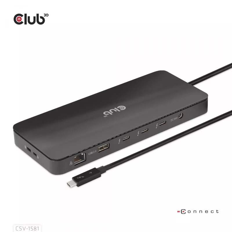 Dokavimo stotelė CLUB3D Thunderbolt 4 Certified 11-in-1 140W