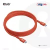 CLUB3D USB2 Type-C dvikryptis USB-IF sertifikuotas kabelis duomenims 480Mb, PD 240W(48V/5A) EPR M/M 3m / 9.84 ft