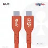 CLUB3D USB2 Type-C dvikryptis USB-IF sertifikuotas kabelis duomenims 480Mb, PD 240W(48V/5A) EPR M/M 3m / 9.84 ft