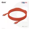CLUB3D USB2 Type-C dvikryptis USB-IF sertifikuotas kabelis duomenims 480Mb, PD 240W(48V/5A) EPR M/M 3m / 9.84 ft