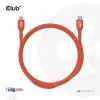 CLUB3D USB2 Type-C dvikryptis USB-IF sertifikuotas kabelis duomenims 480Mb, PD 240W(48V/5A) EPR M/M 3m / 9.84 ft