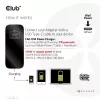 CLUB3D kelioninis įkroviklis 140 W, GaN technologija, vienas USB Type-C prievadas, palaiko Power Delivery (PD) 3.1