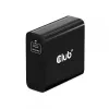 CLUB3D kelioninis įkroviklis 140 W, GaN technologija, vienas USB Type-C prievadas, palaiko Power Delivery (PD) 3.1
