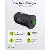 Goobay dviejų USB automobilinis greitasis įkroviklis USB-C PD 45 W juodas
