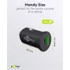 Goobay dviejų USB automobilinis greitasis įkroviklis USB-C PD 45 W juodas