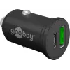 Goobay dviejų USB automobilinis greitasis įkroviklis USB-C PD 45 W juodas