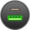 Goobay dviejų USB automobilinis greitasis įkroviklis USB-C PD 45 W juodas