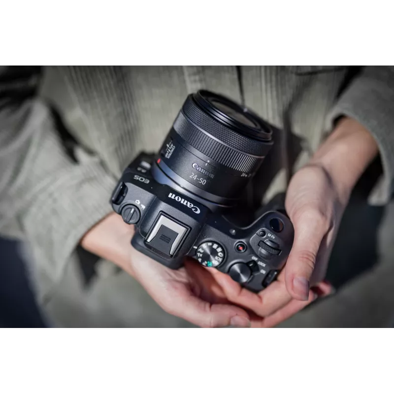 Canon EOS R8 + RF 24-50mm F4.5-6.3 IS STM rinkinys, 24,2 MP, 6000 x 4000 pikselių, CMOS, 4K Ultra HD, jutiklinis ekranas, juoda