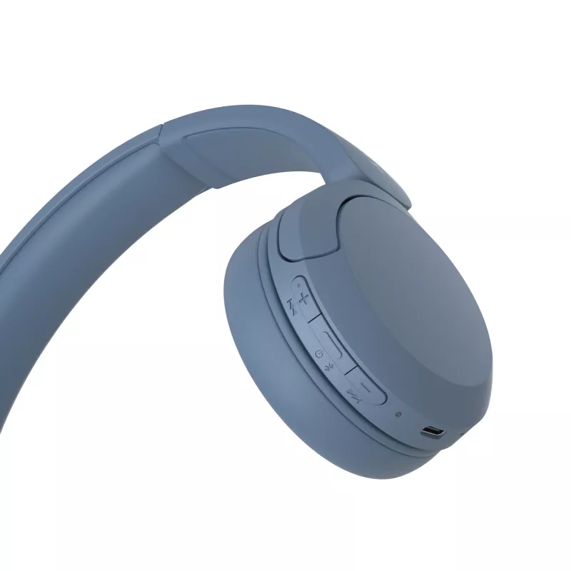 Sony WH-CH520 Belaidės ausinės su galvos juosta, skambučiams/muzikai, USB Type-C, mėlynos