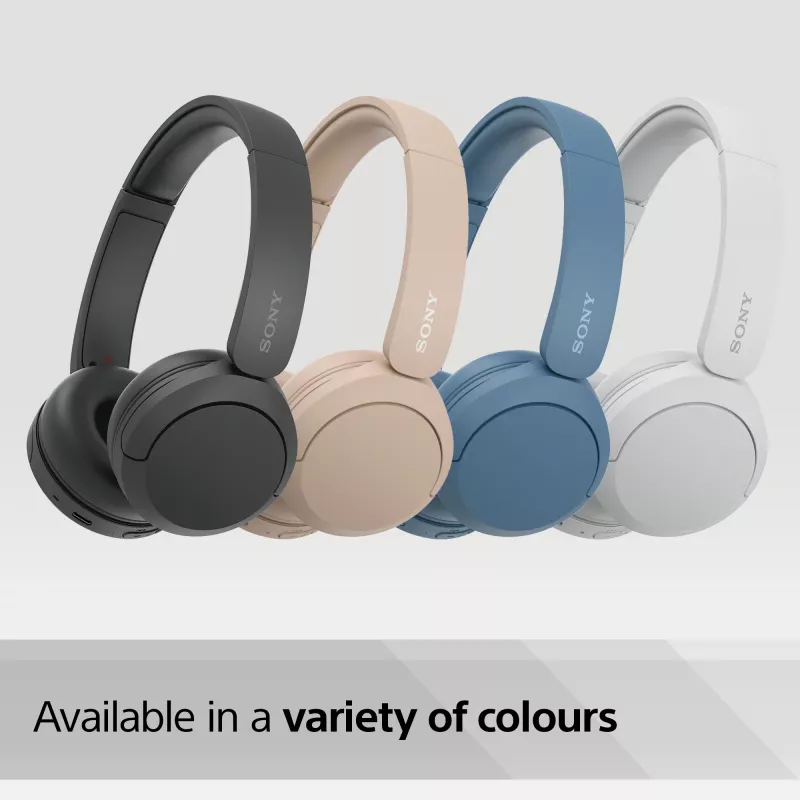 Sony WH-CH520 Belaidės ausinės su galvos juosta, skambučiams/muzikai, USB Type-C, mėlynos