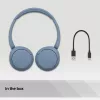 Sony WH-CH520 Belaidės ausinės su galvos juosta, skambučiams/muzikai, USB Type-C, mėlynos